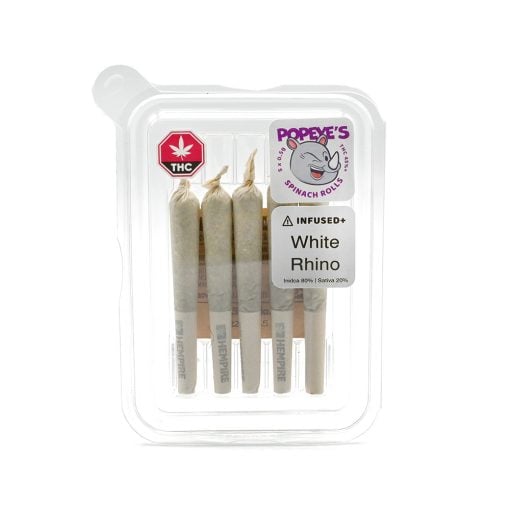 Popeyes Infused Spinach Rolls - White Rhino - Retro