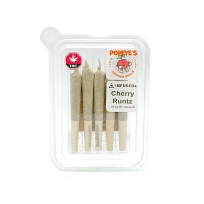 Popeyes Infused Spinach Rolls - Cherry Runtz