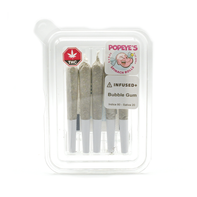 Popeyes Infused Spinach Rolls - Bubble Gum