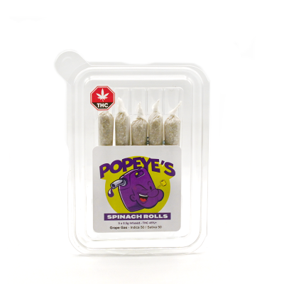 Popeyes Infused Spinach Rolls - Grape Gasoline