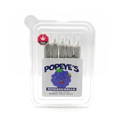 Popeyes Infused Spinach Rolls - Blackberry