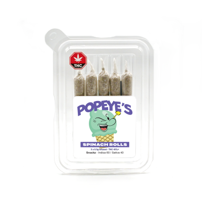 Popeyes Infused Spinach Rolls - Snackz