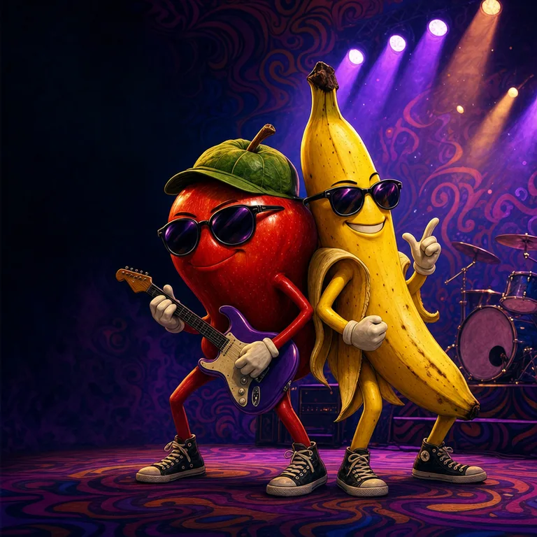 Apples and Bananas strain art