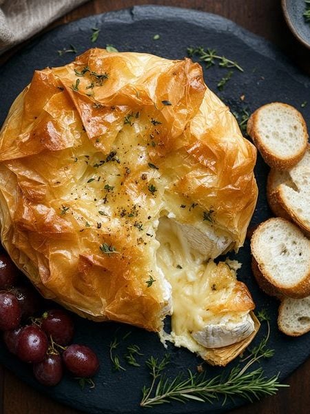 Baked Brie in Phyllo - professional food photography | BMWO