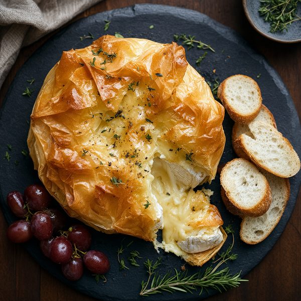 Baked Brie in Phyllo - professional food photography | BMWO
