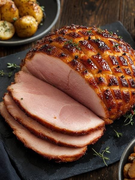 Baked -Glazed Ham - professional food photography | BMWO