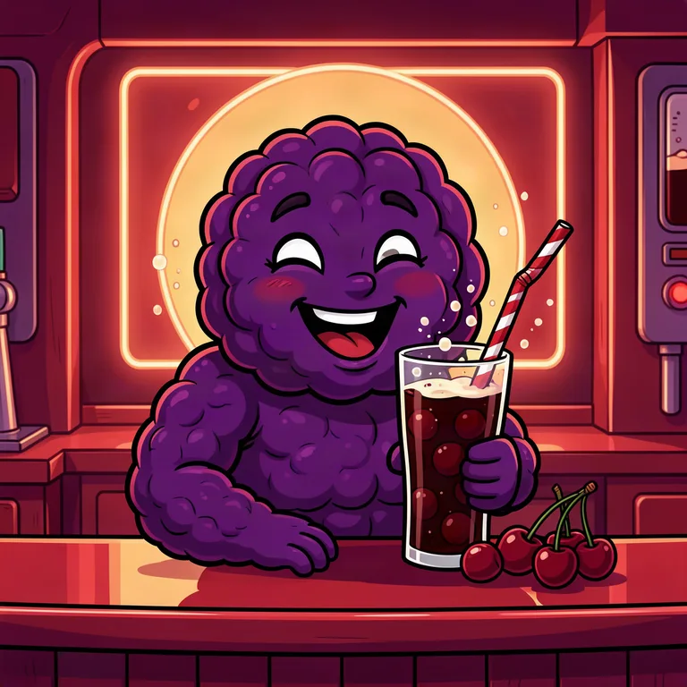 Black Cherry Soda strain art