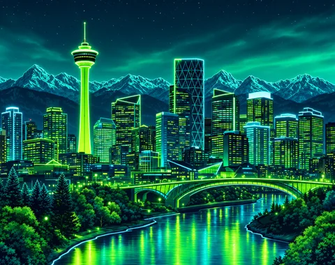 Calgary neon art