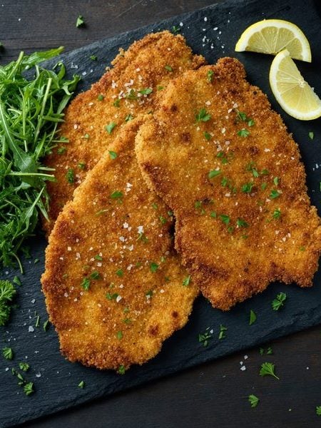 Chicken Cutlets Milanese - professional food photography | BMWO