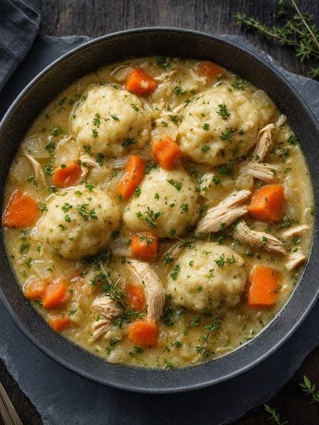 Chicken Stew with Dumplings - professional food photography | BMWO