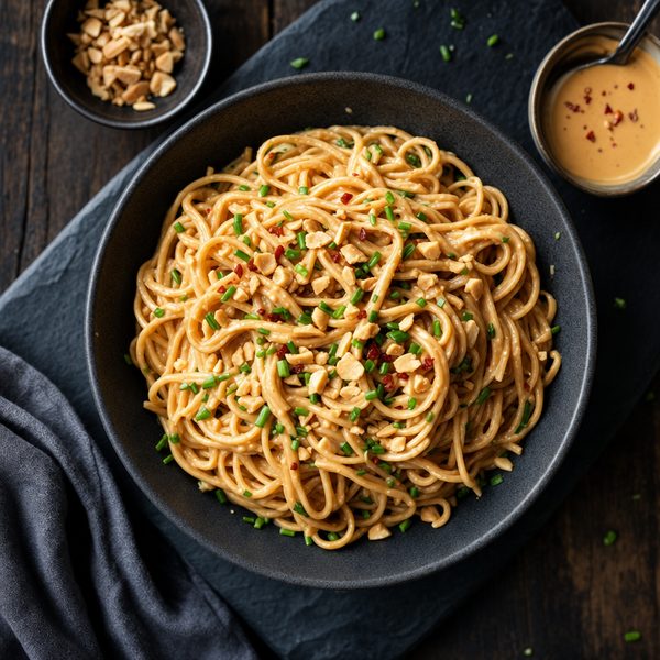 Cold Peanut Noodles - professional food photography | BMWO