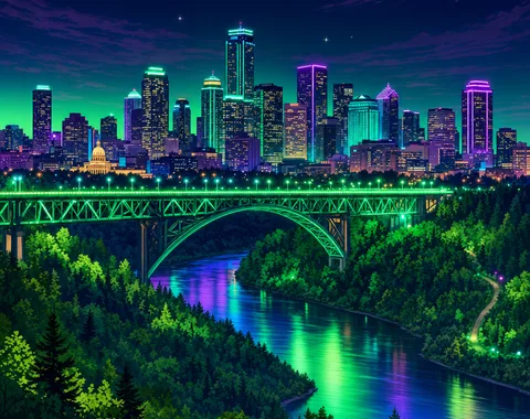 Edmonton neon art