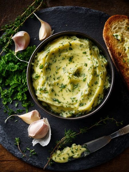 Garlic Herb Cannabutter - professional food photography | BMWO