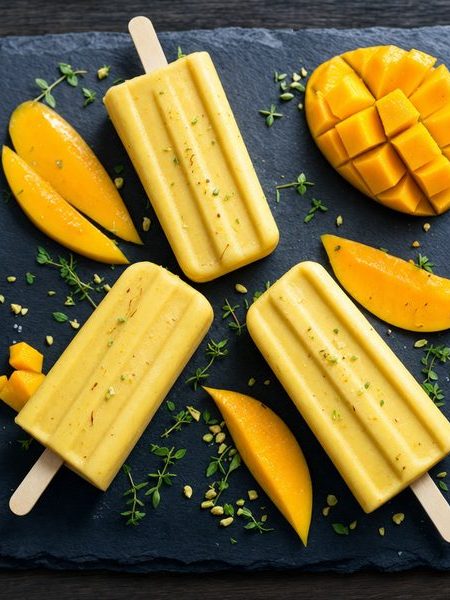 Mango Lassi Pops - professional food photography | BMWO