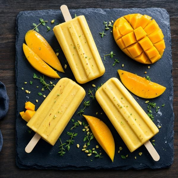 Mango Lassi Pops - professional food photography | BMWO