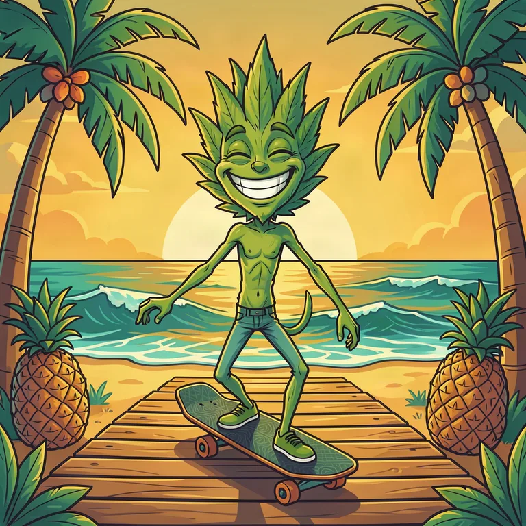 Maui Wowie strain art