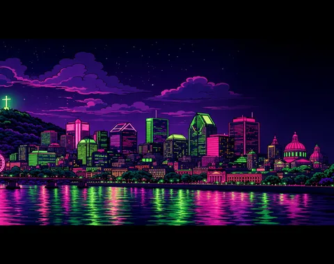 Montreal neon art