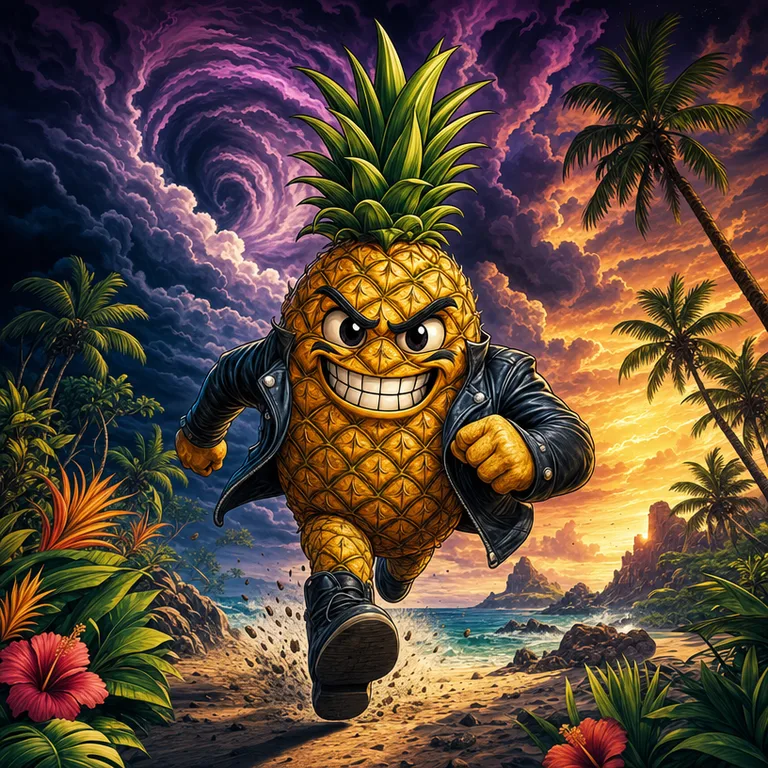Pineapple Express strain art