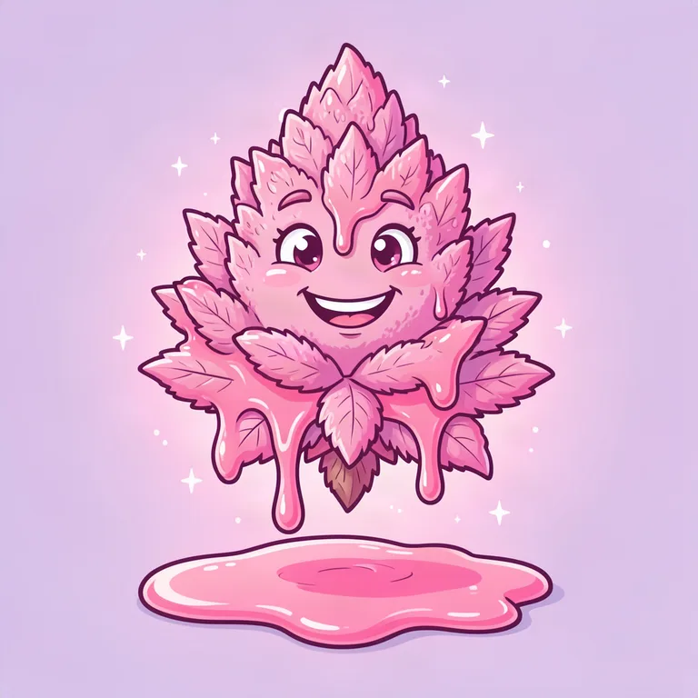 Pink Goo strain art