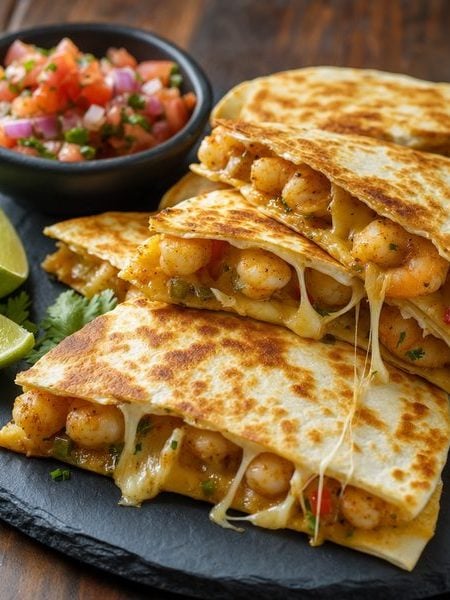 Shrimp Quesadillas - professional food photography | BMWO