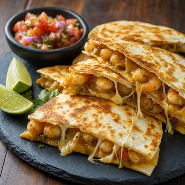 Shrimp Quesadillas - professional food photography | BMWO