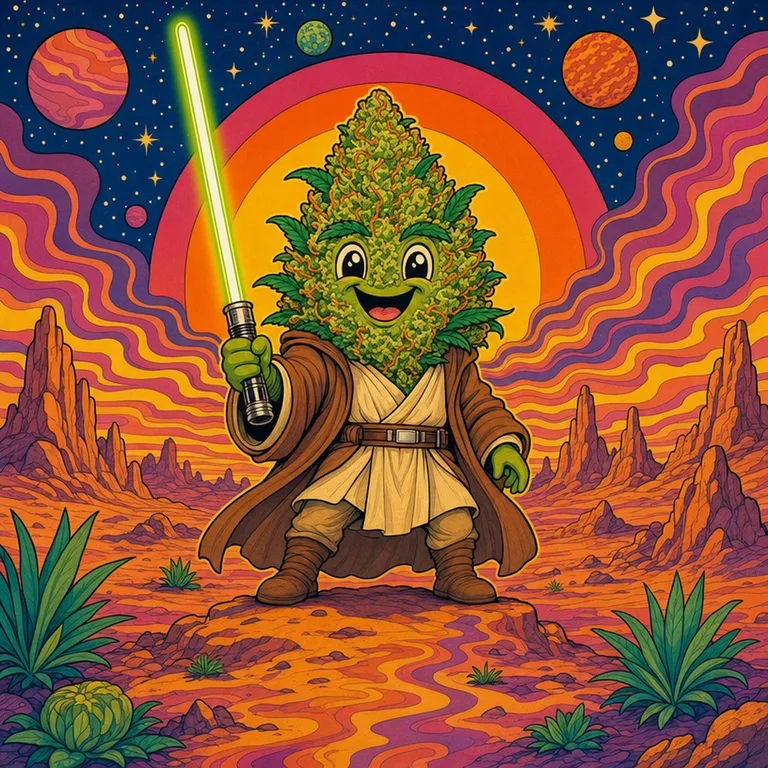 Skywalker OG Strain strain art