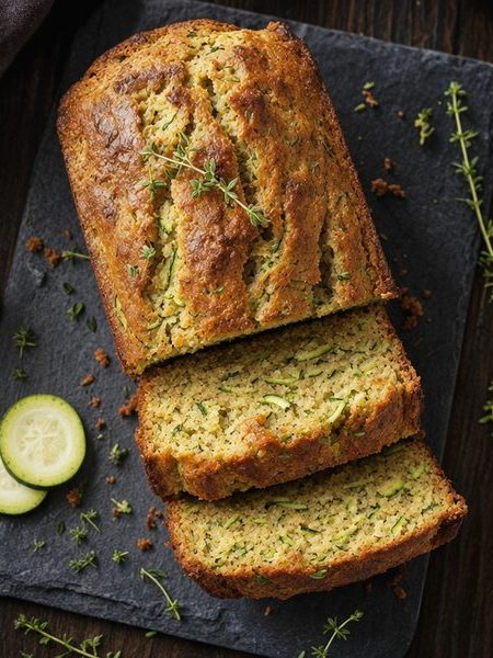 Zucchini Bread with -flour - professional food photography | BMWO
