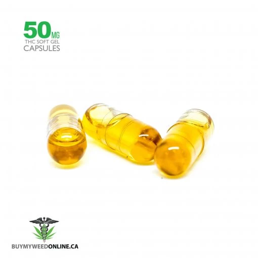 50mg THC Hemp Seed Oil Capsules
