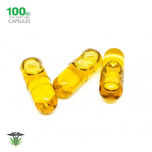 100mg THC Hemp Seed Oil Capsules