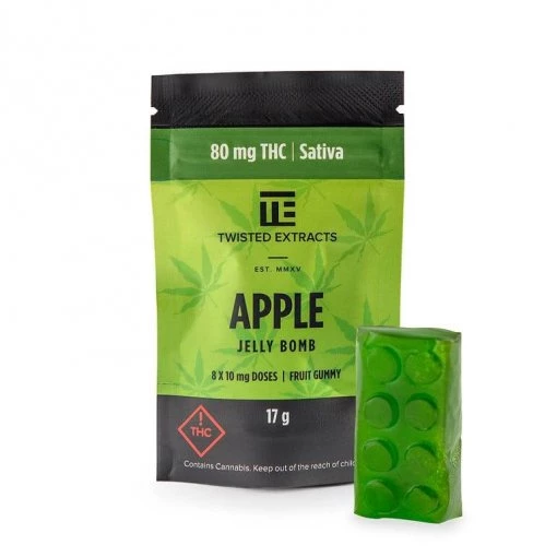 Apple Sativa Jelly Bombs &#8211; Twisted Extracts