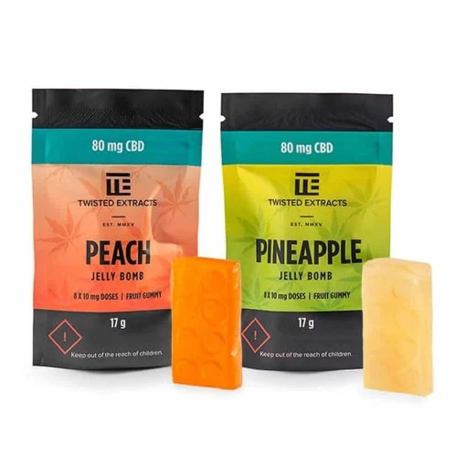 80mg CBD Jelly Bombs &#8211; Twisted Extracts