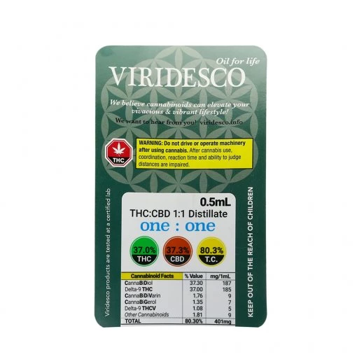 Viridesco &#8211; 1:1 THC/CBD Distillate