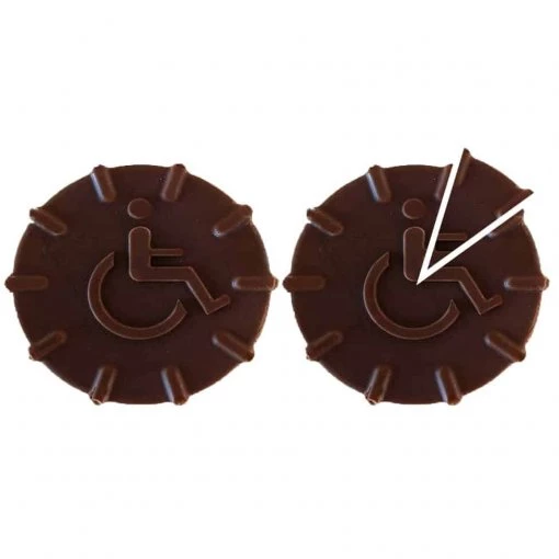 500mg Milk Chocolate Puck &#8211; Atomic Wheelchair