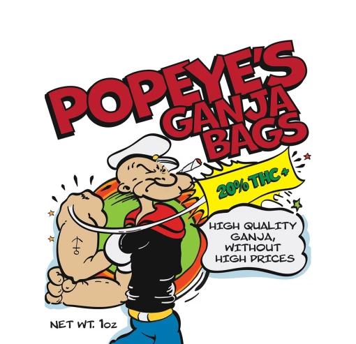 Popeye&#8217;s Ganja Bags &#8211; Mix and Match &#8211; Ounces