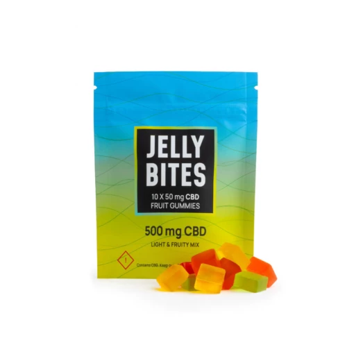 Jelly Bites &#8211; CBD &#8211; Light &amp; Fruity Mix &#8211; 500mg